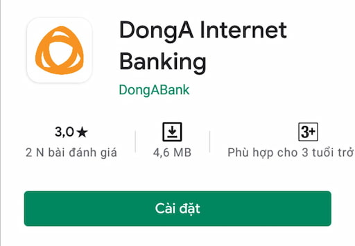 Tra cứu số tài khoản Đông Á qua hệ thống DongA Internet Banking
