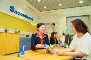 Ngân hàng Sacombank có tên đầy đủ là Thương mại Cổ phần Sài Gòn Thương Tín