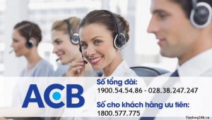 ACB cung cấp đa dạng hotline phục vụ khách hàng trên khắp tỉnh thành Việt Nam