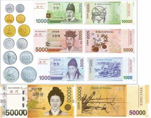 Giới Thiệu Về Đồng Won Của Hàn Quốc