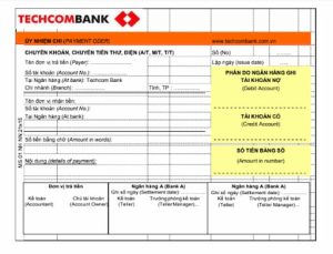 Ủy Nhiệm Chi Techcombank Là Gì?