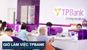 Ngân hàng TPBank trong giờ làm việc.