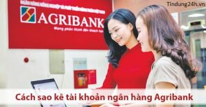 Cách Sao Kê Tài Khoản Ngân Hàng Agribank Nhanh Nhất 2023.