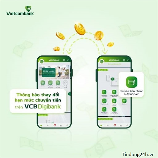 Thông tin mới nhất hạn mức chuyển tiền Vietcombank.