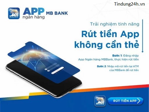 Thao Tác Rút Tiền Qua Cây ATM MBBank