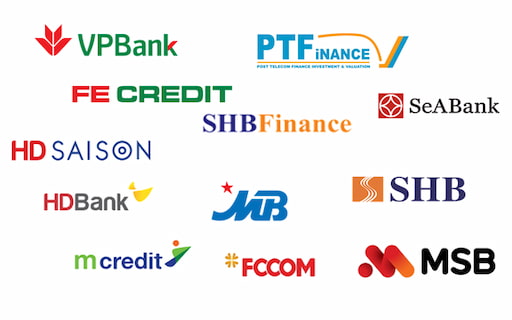 Lựa chọn ngân hàng hoặc công ty tài chính thích hợp.