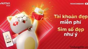 Mở tài khoản số đẹp Techcombank hợp phong thủy online miễn phí