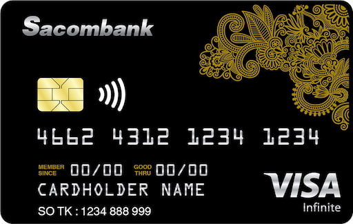 Thẻ Đen Sacombank - Visa Infinite