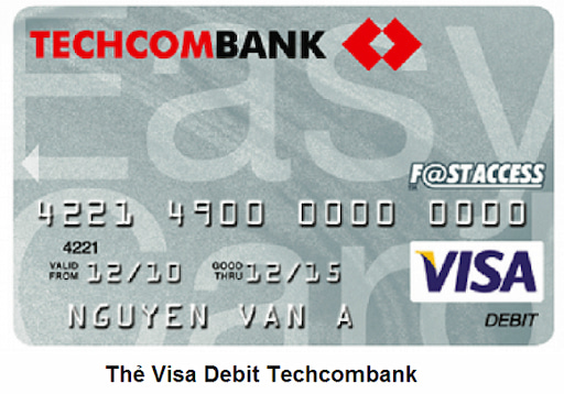 Thẻ Visa Debit Techcombank là gì?