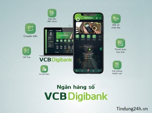 Giao diện Digibank trên mobile.