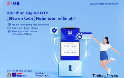 Cách Lấy Lại Mã PIN Digital OTP MBBank Trên Trình Duyệt Web